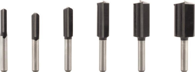 Bosch 2607017467 6tlg    6 TLG NUTFRÄSER 