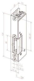 FF Türöffner 12V DC eE Fafix       131FF 