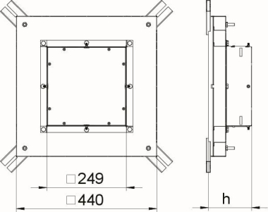 OBO IBD 35038 9 Im-Beton-Dose f.GES9 