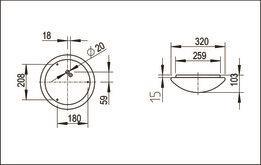 RIDI Wannenleuchte RUFO-ECO     0420778 