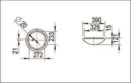 RIDI Wannenleuchte RUFO-ECO 390  0420784 