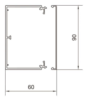 Hager Leitungsführungs-    LFH6009009010 