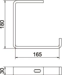 OBO AHB 150 FT Abhängebügel Flachstahl 