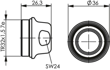 TG TOC Steckerschutzkappe      100022748 