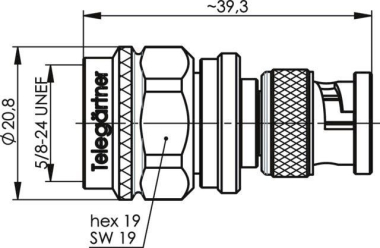TG Adapter BNC-N (m-m)       J01008A0090 