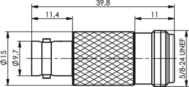 TEGA Adapter BNC-N           J01008A0088 