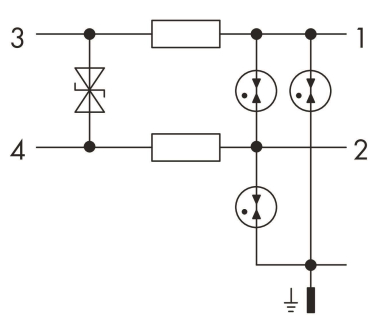 WAGO 792-803 Überspannungsschutzmodul 