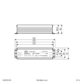 EVN Netzgerät IP67 50-150W    SLD6724150 