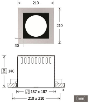 LTS SCENE 2 EINBAURAH  SCER2.1140SILBER* 