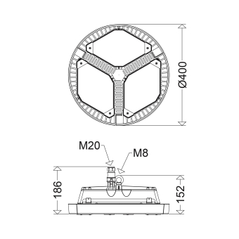 SCHUC LED-Hallenstrahler       340100102 