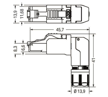 WAGO 750-979/000-012 ETHERNET-Stecker, 