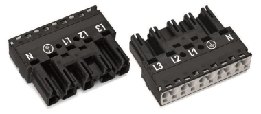 WAGO 770-215 Stecker,5-polig,schwarz 