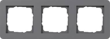 GIRA 0213152 Abdeckrahmen 3f Gira E1 