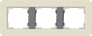 GIRA 0213427 Abdeckrahmen 3fach E3 