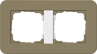 GIRA 0212416 Abdeckrahmen 2fach E3 