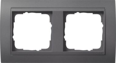 GIRA 021208 Abdeckrahmen 2fach Zwischen 