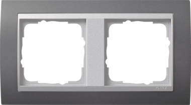 GIRA 021281 Abdeckrahmen 2fach Zwischen 