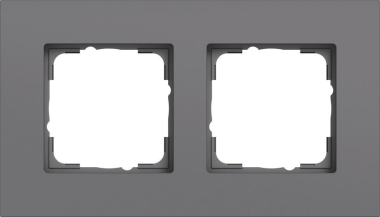 GIRA 0212408 Abdeckrahmen 2fach Esprit 