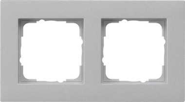 GIRA 0212255 Abdeckrahmen 2fach flach E2 