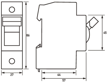 DOEP D0-Lasttrennschalter  Coron2 1polig 