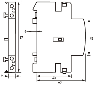 DOEP Hilfsschalter                HSH 11 