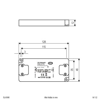 EVN NG 12V/DC -0,1-6W -IP20 -     SLK006 