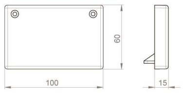 Unex Endstück lichtgrau            66113 