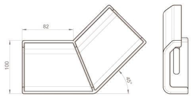Unex Winkelverbinder steigend      66853 