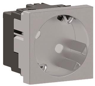 GGK     M45/Schuko-Steckdose1-f.aluoptik 