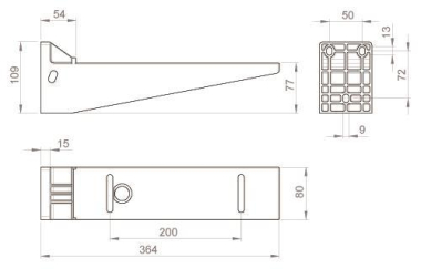 Unex isol. Ausleger lichtgrau      66303 