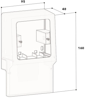 GGK Geräteträger leer 1fach        11967 