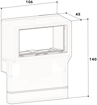 GGK Geräteträger leer 2fach        16651 
