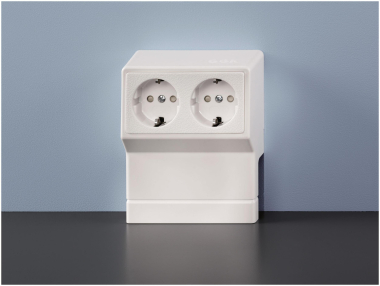 GGK Geräteträger Schuko 2fach mit  11960 