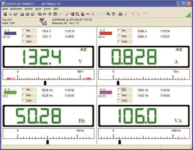 Gossen Software f.Multimeter METRAwin 10 