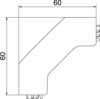 OBO TRI C 35-50 rws Übergangsstück 