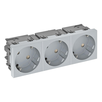 OBO STD-D3SC AL3 Steckdose 33° 3-fach 