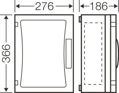 Hensel ENYSTAR-Leergehäuse       FP 0241 