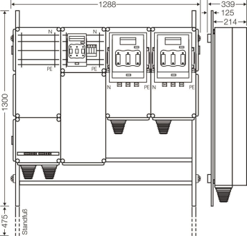 Hensel Ladeverteiler f. Mi EV 140kW 2001 
