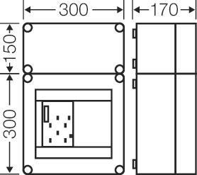 HENS Mi-Zählergehäuse Mi 2312,   Mi 2312 