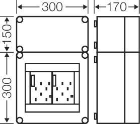 HENS Mi-Zählergehäuse Mi 2313,   Mi 2313 