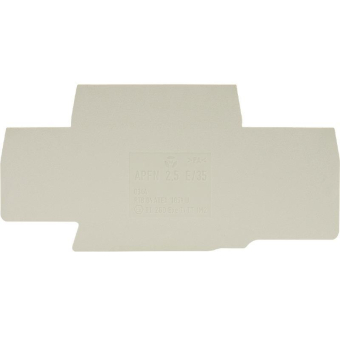 Wieland Abschlussplatte gr APFN 2,5 E/35 