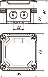 OBO X01 T G M20 LGR Kabelabzweigkasten 