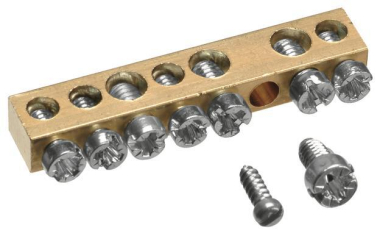 Hager Messingschienenklemme 49mm   K142D 