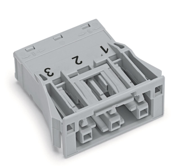 WAGO 770-743 Snap-In-Buchse,3-polig,Kod. 