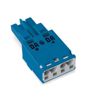 WAGO 770-1102 Buchse,2-polig,Kod. I,blau 