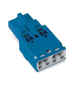 WAGO 770-1112 Stecker,2-polig,blau 