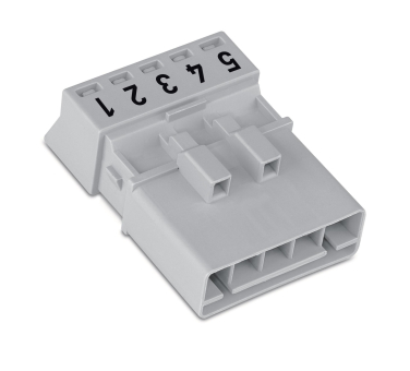 WAGO 890-255 Stecker,5-polig,grau 
