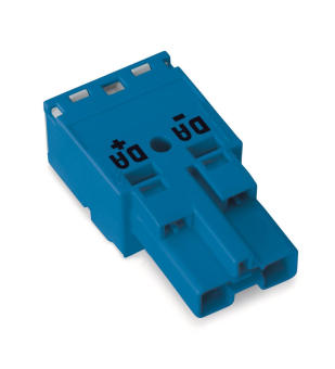 WAGO 770-1112 Stecker,2-polig,blau 