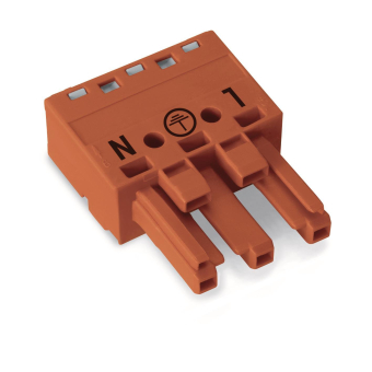 WAGO 770-1303 Buchse,3-polig,Kod. P,rot 