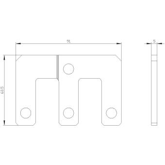 Siemens 3RT19564BA31 Parallelschaltverb. 